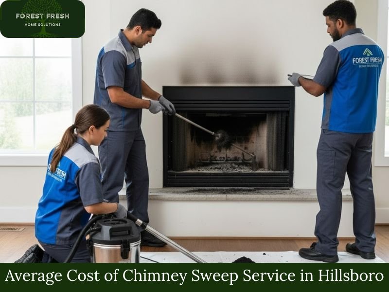 Average Cost of Chimney Sweep Service in Hillsboro